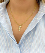 Load image into Gallery viewer, Paper Clip HOPE Necklace
