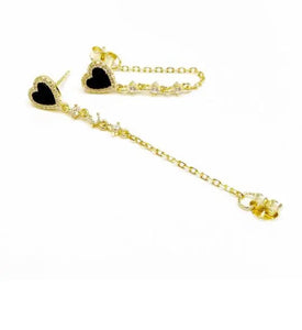 Black heart 🖤 Earring