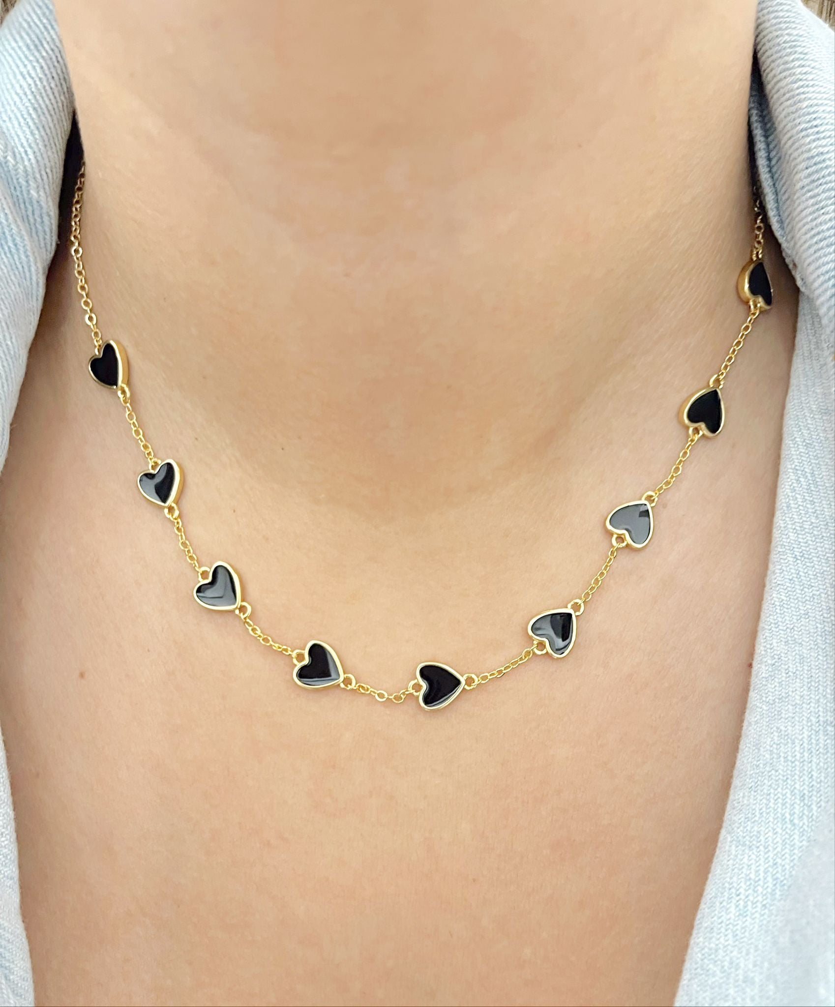 Black heart necklace 🖤