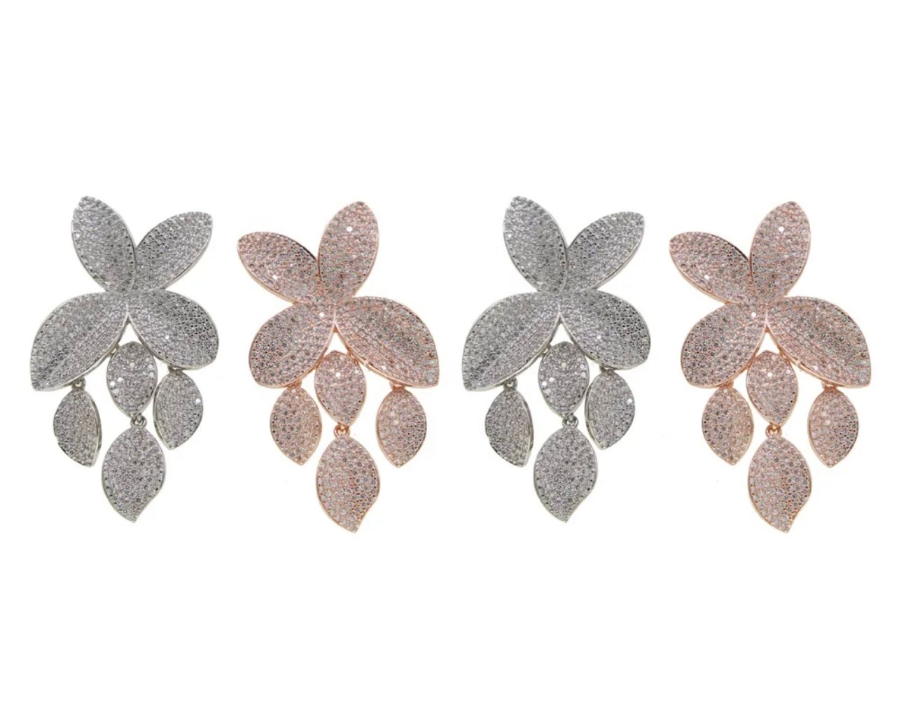 Chloe Maxi Earrings Rose Gold