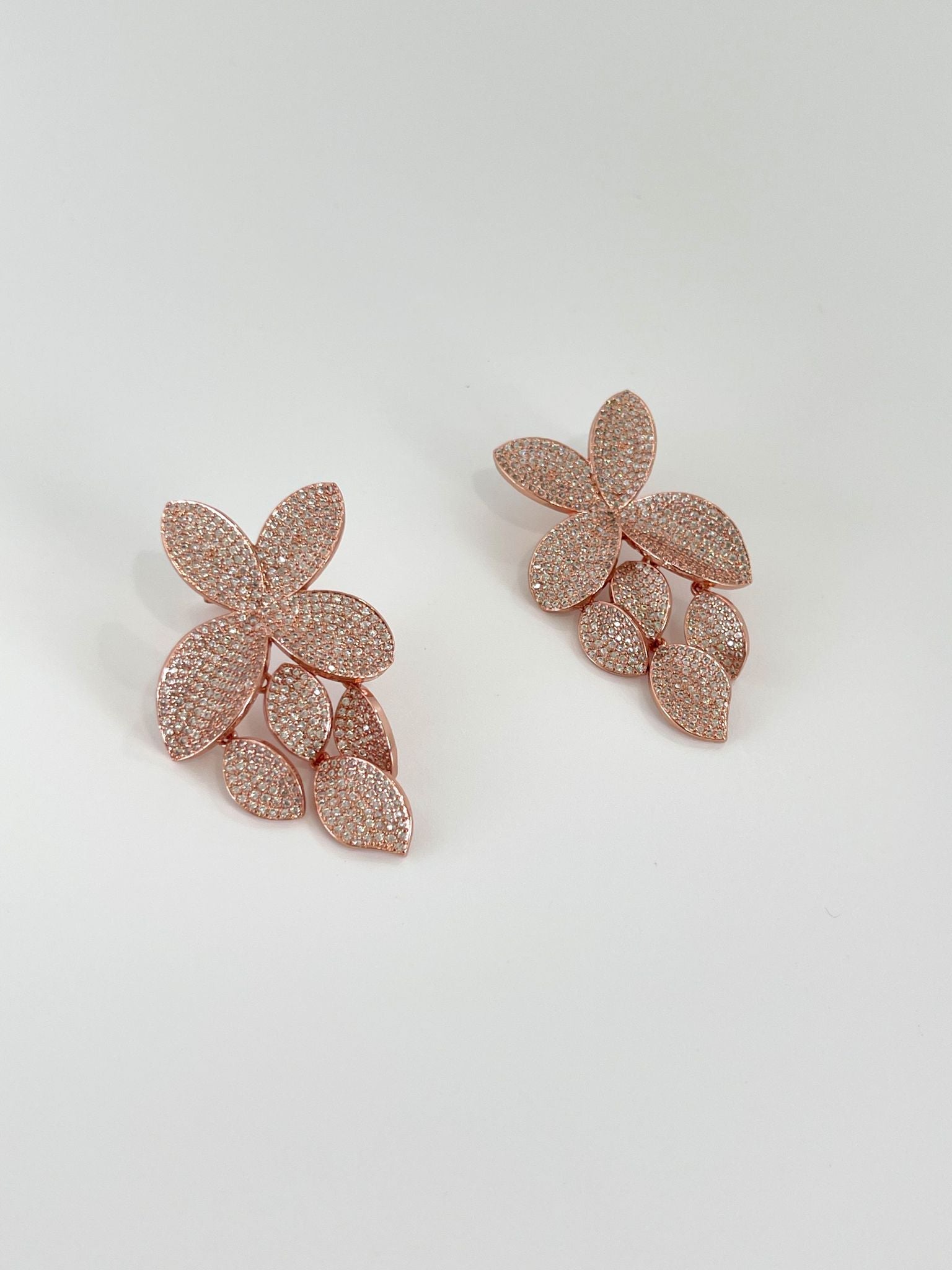 Chloe Maxi Earrings Rose Gold