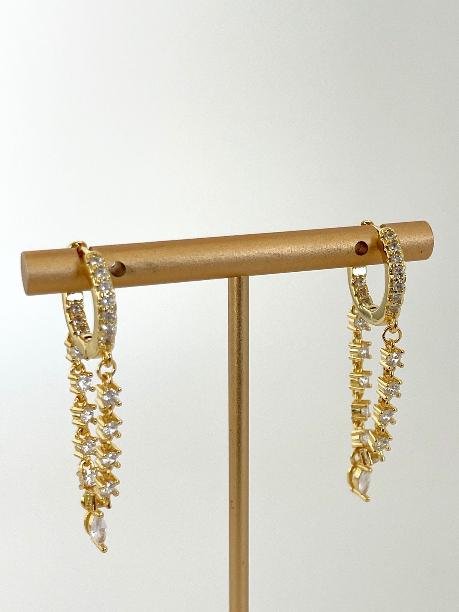 Aria gold hoops