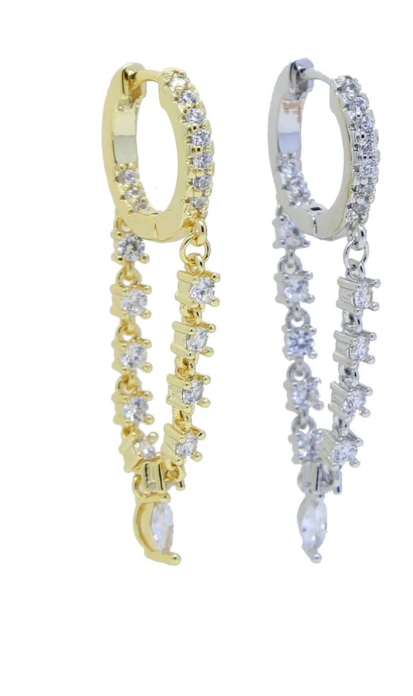 Aria gold hoops