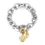 Load image into Gallery viewer, Chunky Gold &amp; Silver Bracelet
