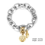 Load image into Gallery viewer, Chunky Gold &amp; Silver Bracelet
