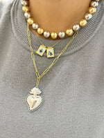Load image into Gallery viewer, &#39;BE YOU&#39; GOLD &amp; SILVER SCAPULAR small
