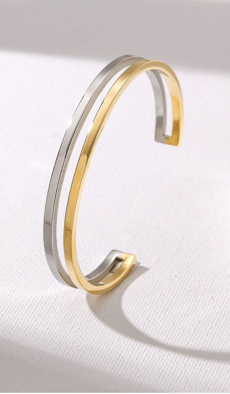 Double Gold & Silver Bracelet