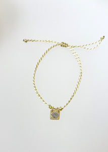 Protection Eye Silver & Gold Bracelet