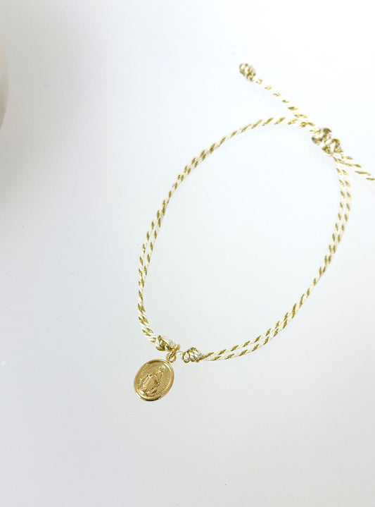 Virgen Milagrosa Gold Bracelet