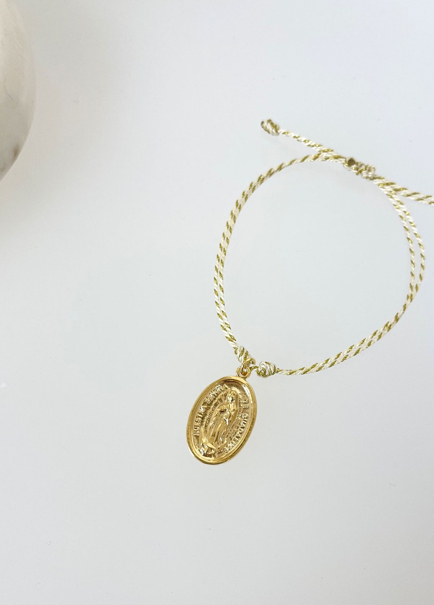 Double Side Virgen de Guadalupe & Sagrado Corazón de Jesús Bracelet