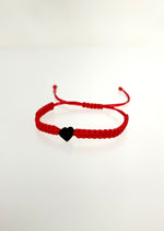 Load image into Gallery viewer, Azabache de Corazón Red Bracelet
