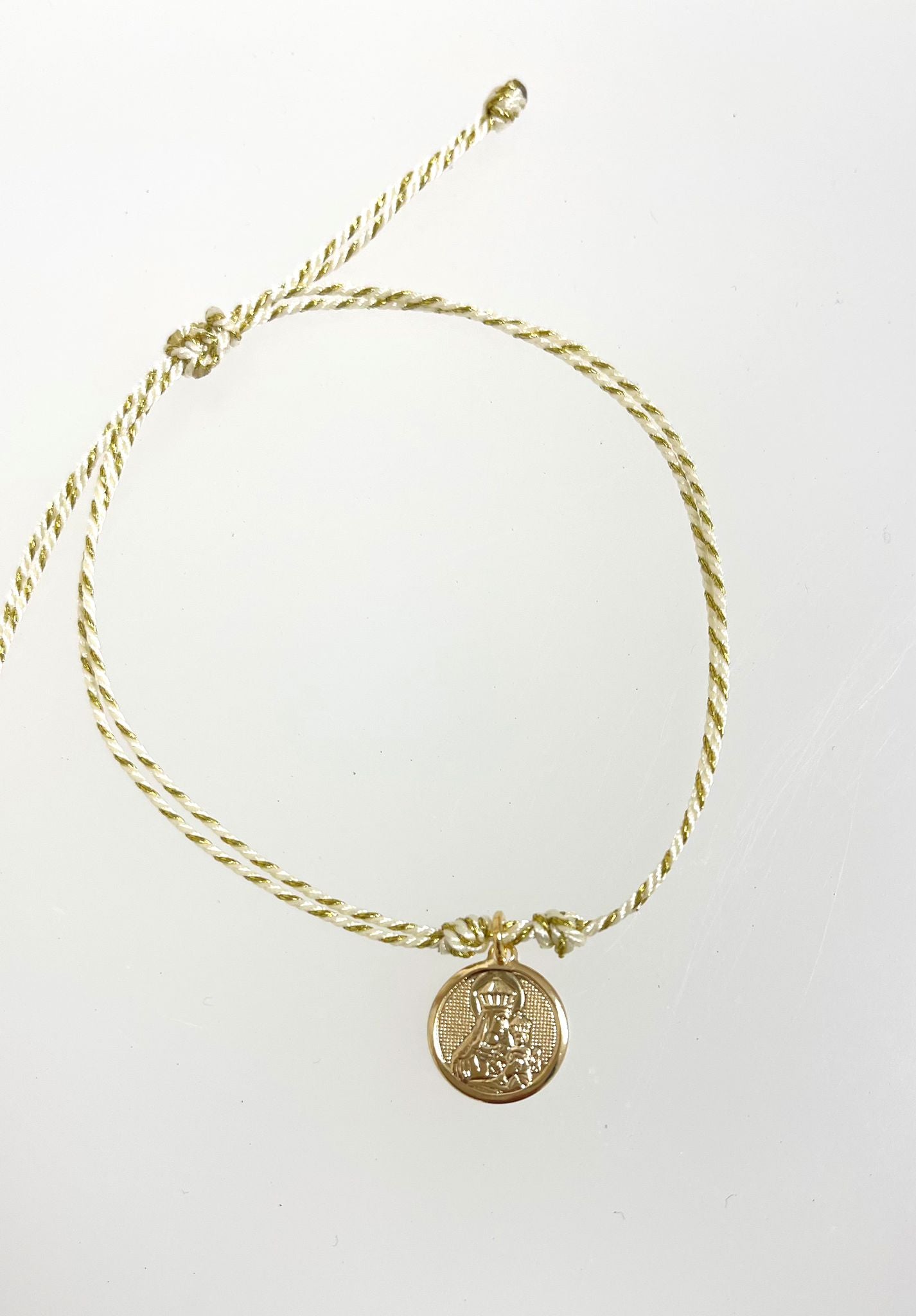 Double Side Sagrado Corazón de Jesús & Virgen del Carmen Bracelet