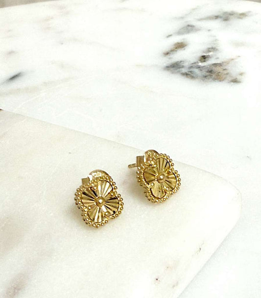 Blossom Mini 18k Gold Earrings