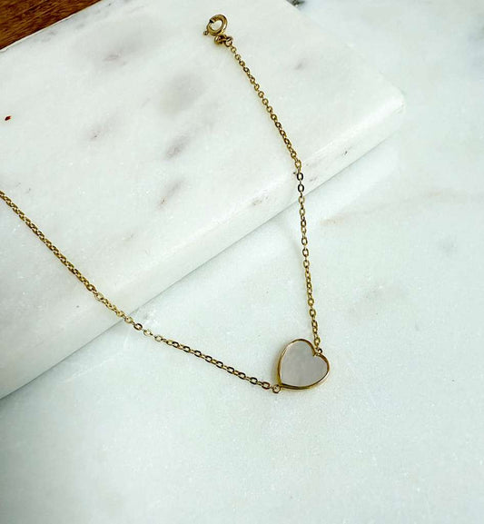 Helena Heart Bracelet Gold 18k
