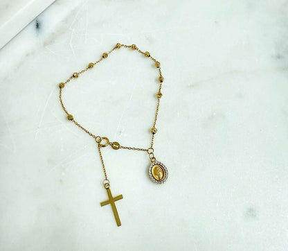 Rosary Bracelet Gold 18k