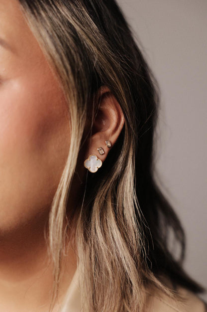 Blossom  Pearl Gold 18k Earrings