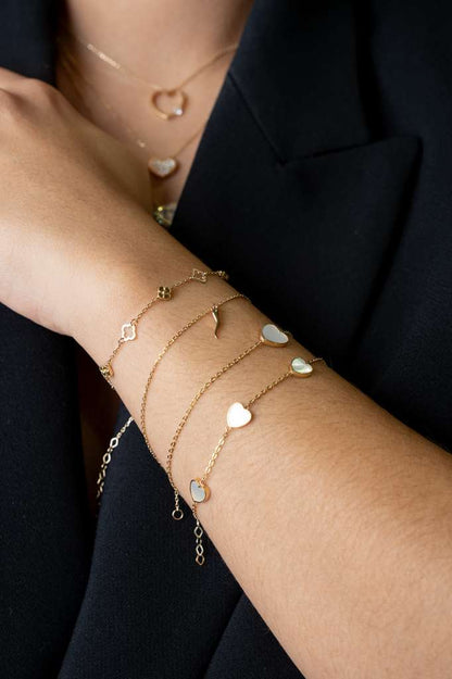 Gold Cornicello Bracelet Gold 18k