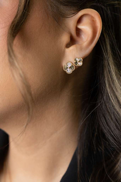 Blossom Mini 18k Gold Earrings