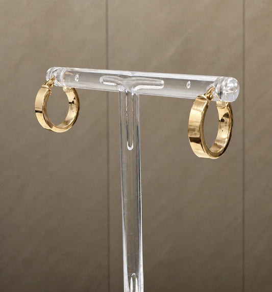 Isa hoops gold 18k