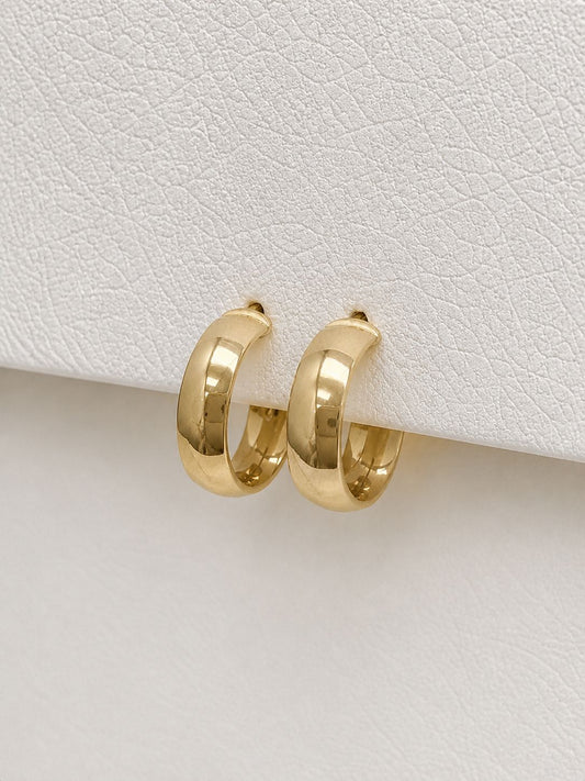 Georgia hoops gold 18k