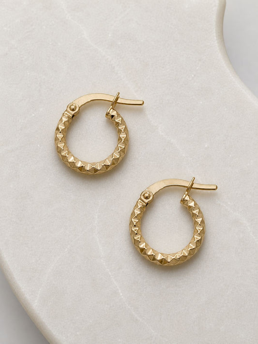 Cassia hoops gold 18k
