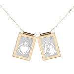 Load image into Gallery viewer, &#39;BE YOU&#39; GOLD &amp; SILVER SCAPULAR small
