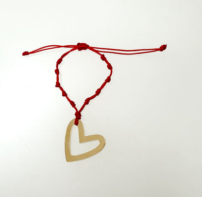corazon maxi bracelet red