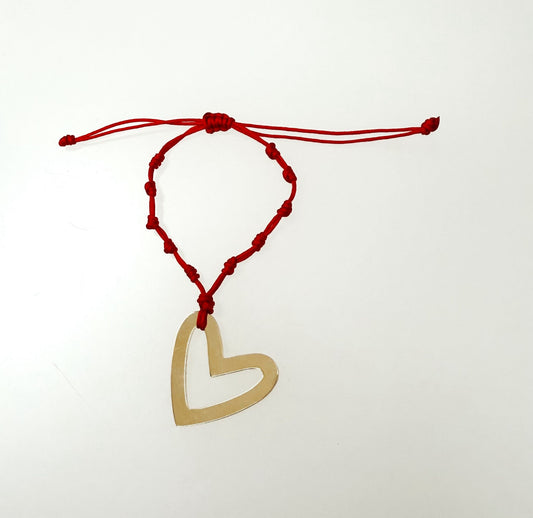 corazon maxi bracelet red