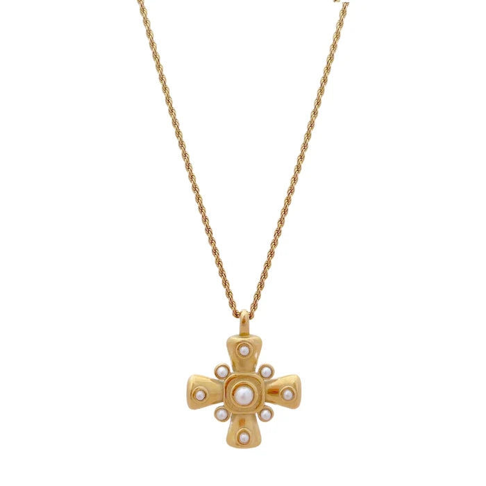'ELENA' CROSS NECKLACE
