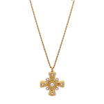 Load image into Gallery viewer, &#39;ELENA&#39; CROSS NECKLACE
