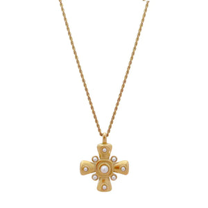 'ELENA' CROSS NECKLACE
