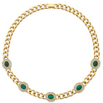 Load image into Gallery viewer, &#39;ESTELA&#39; NECKLACE -MALACHITE-
