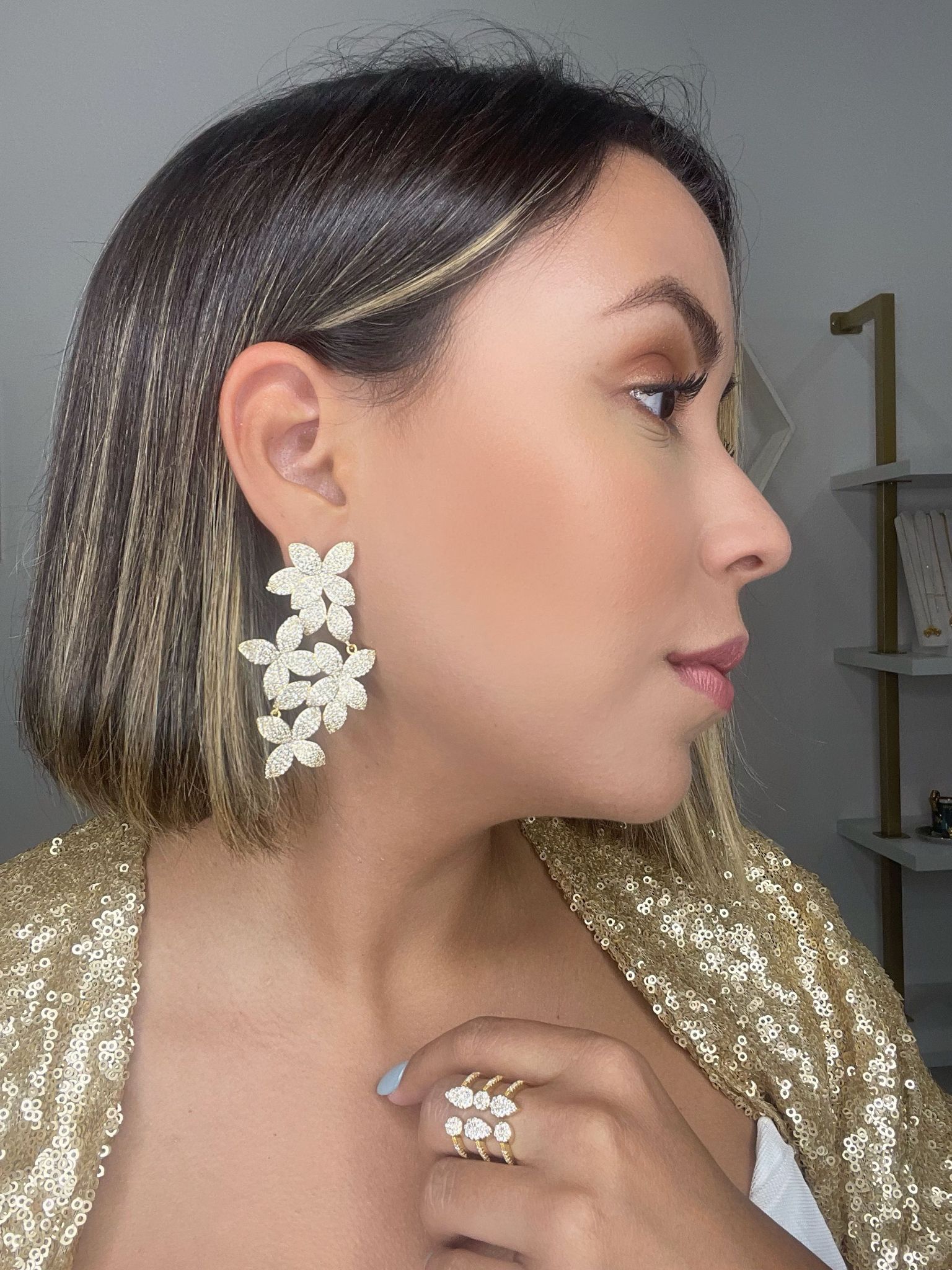 Emili Maxi Earrings Gold
