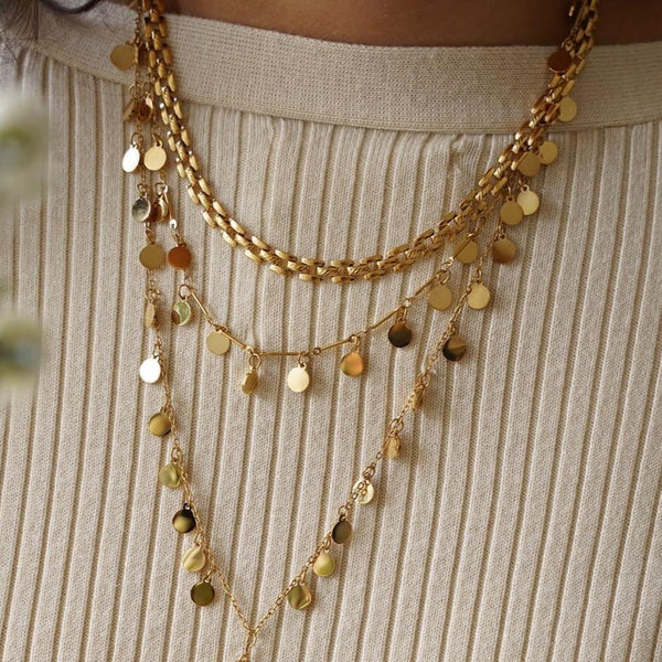 Golden Garland Necklace-Small