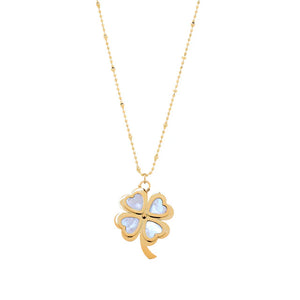 CLEVER CLOVER Mother Of Pearl Beaded Chain