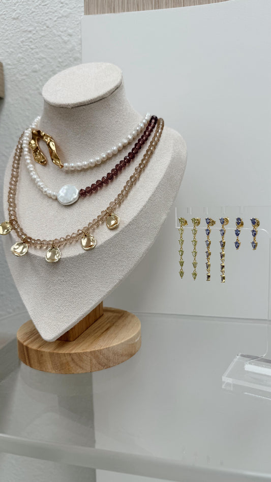 BAHIA Necklace - Plum