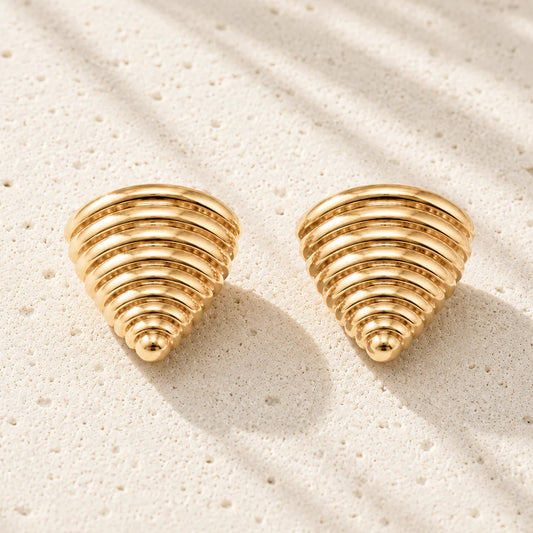 TIDESHELL Earrings -gold- | By Sandra Frometa