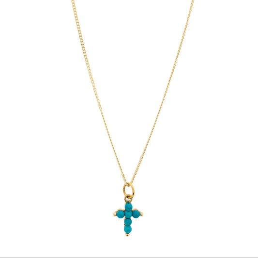 TINY CROSS Turquoise