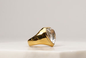 Clear Heart Ring