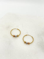 Load image into Gallery viewer, Hoops Gold 18k 003
