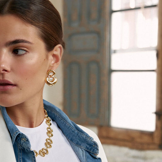 'AFRODITA' Heart Earrings