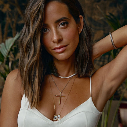 'BE YOU' Gold & Silver Scapular Large