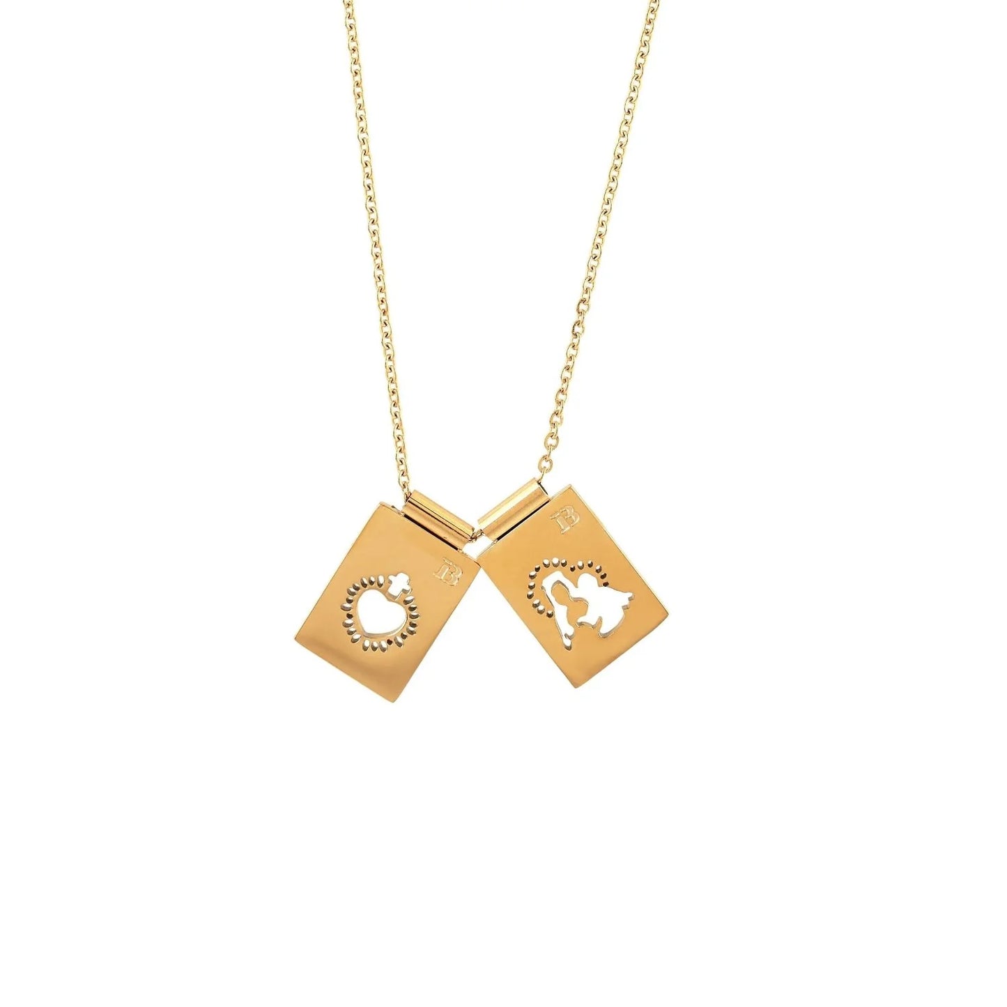 'MINI SCAPULAR' • Virgin & Sacred Heart