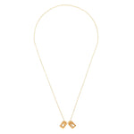 Load image into Gallery viewer, &#39;SCAPULAR&#39; • Virgin &amp; Sacred Heart -Gold-
