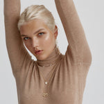 Load image into Gallery viewer, &#39;SCAPULAR&#39; • Virgin &amp; Sacred Heart -Gold-
