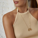 Load image into Gallery viewer, &#39;SCAPULAR&#39; • Virgin &amp; Sacred Heart -Zirconias-
