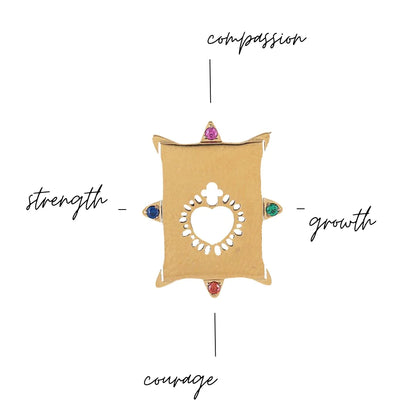 'TWO' Layer Scapular • Virgin & Sacred Heart
