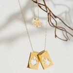Load image into Gallery viewer, &quot;XL SCAPULAR&quot; • Virgin &amp; Sacred Heart
